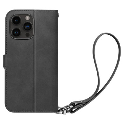 Husa pentru iPhone 15 Pro Max - Spigen Wallet S Pro - Black - 4