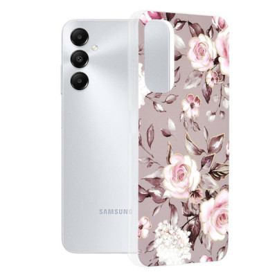 Husa pentru Samsung Galaxy A05s - Techsuit Marble Series - Bloom of Ruth Gray - 1