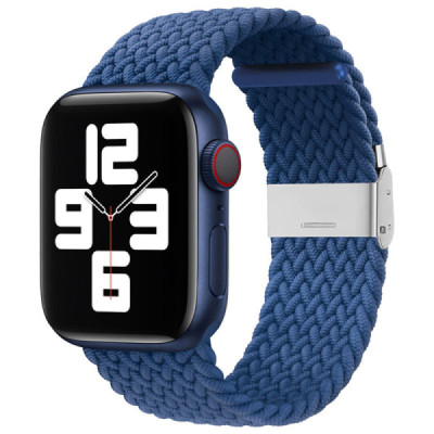 Curea pentru Apple Watch 1/2/3/4/5/6/7/8/9/SE/SE 2 (38/40/41mm) - Techsuit Watchband (W032) - Atlantic Blue - 1