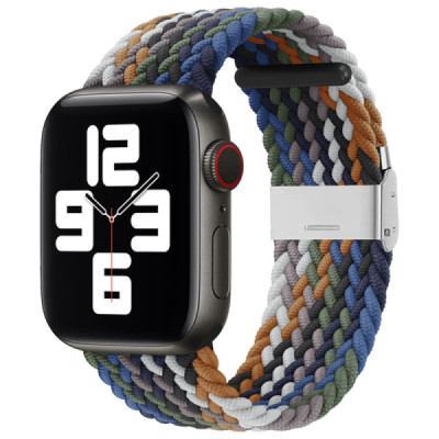 Curea pentru Apple Watch 1/2/3/4/5/6/7/8/9/SE/SE 2/Ultra/Ultra 2 (42/44/45/49mm) - Techsuit Watchband (W032) - Cowboy Green - 1