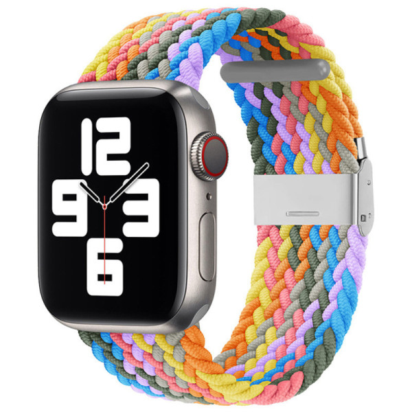 Curea pentru Apple Watch 1/2/3/4/5/6/7/8/9/SE/SE 2/Ultra/Ultra 2 (42/44/45/49mm) - Techsuit Watchband (W032) - Heartbeat Purple