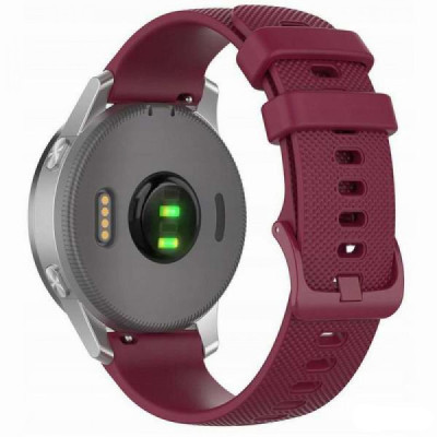 Curea pentru Samsung Galaxy Watch 4/5/Active 2, Huawei Watch GT 3 (42mm)/GT 3 Pro (43mm) - Techsuit Watchband 20mm (W006) - Burg