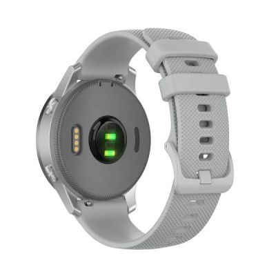 Curea pentru Samsung Galaxy Watch 4/5/Active 2, Huawei Watch GT 3 (42mm)/GT 3 Pro (43mm) - Techsuit Watchband 20mm (W006) - Gray