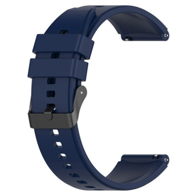 Curea pentru Samsung Galaxy Watch4 40mm - Techsuit Watchband 20mm (W026) - Dark Blue - 1