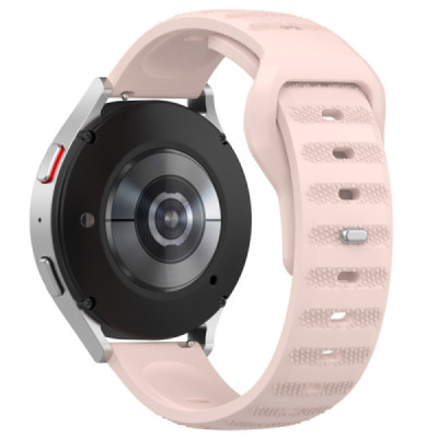 Curea pentru Samsung Galaxy Watch 4/5/Active 2, Huawei Watch GT 3 (42mm)/GT 3 Pro (43mm) - Techsuit Watchband (W050) - Pink - 2