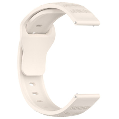 Curea pentru Samsung Galaxy Watch 4/5/Active 2, Huawei Watch GT 3 (42mm)/GT 3 Pro (43mm) - Techsuit Watchband (W050) - Beige - 3