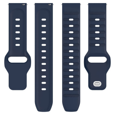 Curea pentru Samsung Galaxy Watch 4/5/Active 2, Huawei Watch GT 3 (42mm)/GT 3 Pro (43mm) - Techsuit Watchband (W050) - Blue - 2