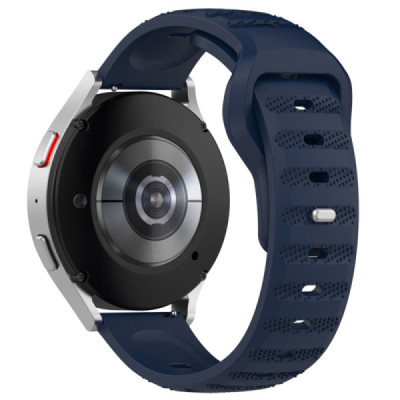 Curea pentru Samsung Galaxy Watch 4/5/Active 2, Huawei Watch GT 3 (42mm)/GT 3 Pro (43mm) - Techsuit Watchband (W050) - Blue - 3