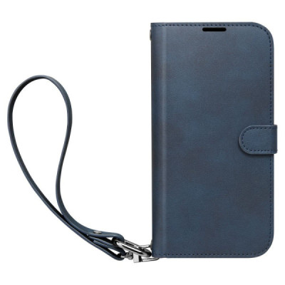 Husa pentru iPhone 15 Pro Max - Spigen Wallet S Pro - Navy - 4