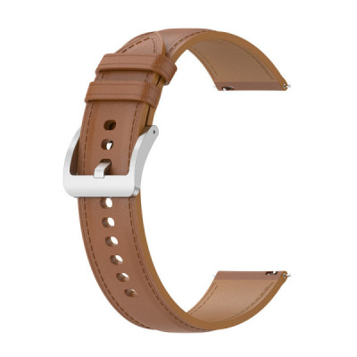Curea pentru Samsung Galaxy Watch 4/5/Active 2, Huawei Watch GT 3 (42mm)/GT 3 Pro (43mm) - Techsuit Watchband (W048) - Brown - 1