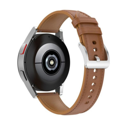 Curea pentru Samsung Galaxy Watch 4/5/Active 2, Huawei Watch GT 3 (42mm)/GT 3 Pro (43mm) - Techsuit Watchband (W048) - Brown - 4