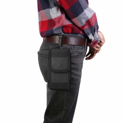 Borseta Multifunctionala, XXL, 17.5x10x2.5cm, 7 inch - Techsuit (TWB1) - Black - 3
