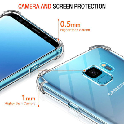 Husa pentru Samsung Galaxy S9 - Techsuit Shockproof Clear Silicone - Clear - 2