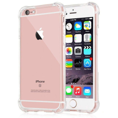 Husa pentru iPhone 5/ 5s/ SE - Techsuit Shockproof Clear Silicone - Clear - 1