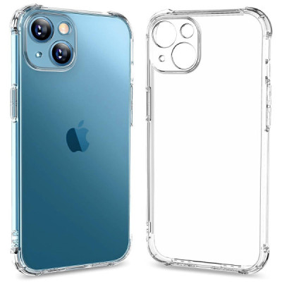 Husa pentru iPhone 14 - Techsuit Shockproof Clear Silicone - Clear - 2