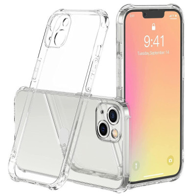 Husa pentru iPhone 14 - Techsuit Shockproof Clear Silicone - Clear - 4