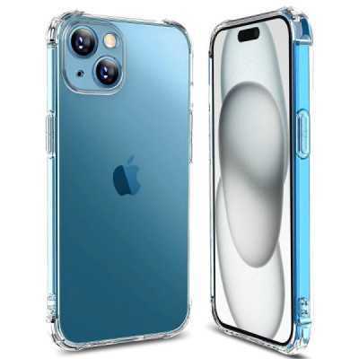 Husa pentru iPhone 15 - Techsuit Shockproof Clear Silicone - Clear - 1