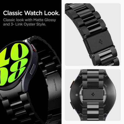 Curea pentru Samsung Galaxy Watch6 44mm - Spigen Modern Fit - Black - 5