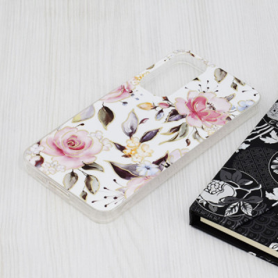 Husa pentru Samsung Galaxy A55 5G - Techsuit Marble Series - Chloe White - 3