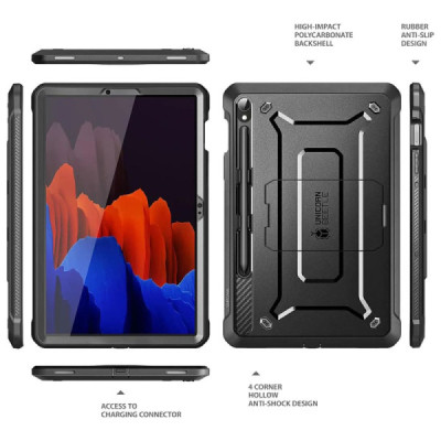 Husa pentru Samsung Galaxy Tab S9 - Supcase Unicorn Beetle Pro - Black - 2