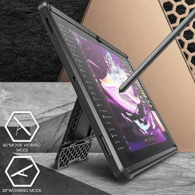 Husa pentru Samsung Galaxy Tab S9 Ultra - Supcase Unicorn Beetle Pro - Black - 7