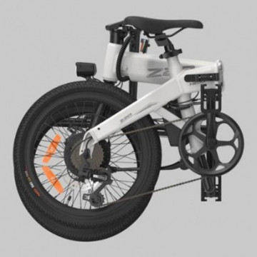 Bicicleta electrica pliabila HIMO Z20, Roti 20”, Motor 250W, Autonomie pana la 50-80 Km, Viteza maxima 25Km/h, Alb - 3