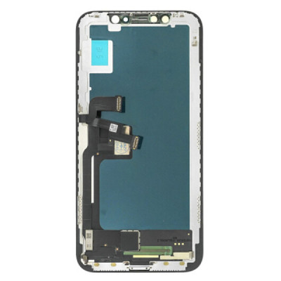 Ecran In-Cell LCD cu Touchscreen si Rama Compatibil cu iPhone X - OEM (18132) - Black - 2