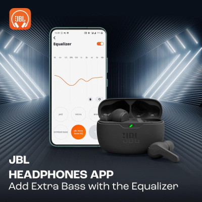 Casti in-ear Bluetooth cu microfon TWS - JBL (Wave Beam) - Black - 3