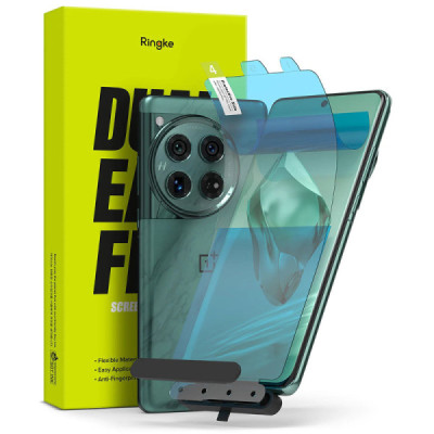 Folie pentru OnePlus 12 (set 2) - Ringke Dual Easy Full - Clear - 1