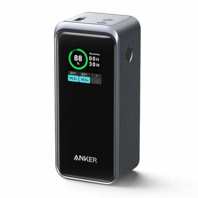 Baterie Externa 2x USB-C, USB, 20000mAh, 200W - Anker Prime (A1336011) - Black - 2