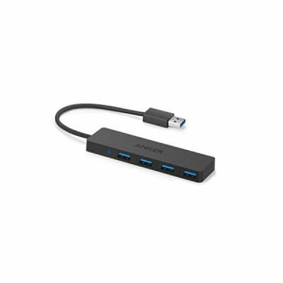Hub USB, 4x USB 3.0 - Anker UltraSlim (A7516012) - Black - 1