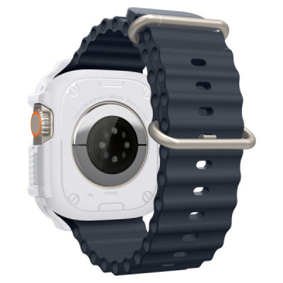 Husa pentru Apple Watch Ultra / Ultra 2 - Spigen Rugged Armor - White - 5