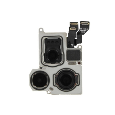 Camera pentru Spate iPhone 15 Pro Max, 48MP + 12MP + 12MP - OEM (20539) - Black - 1