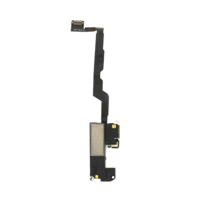 Difuzor Ureche Compatibil cu iPhone XS, cu Senzor Lumina Proximitate si Banda - OEM (14059) - Black - 1