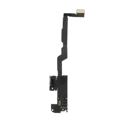Difuzor Ureche Compatibil cu iPhone XS, cu Senzor Lumina Proximitate si Banda - OEM (14059) - Black - 2