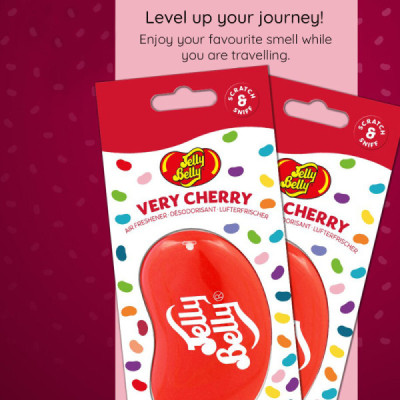 Odorizant Solid pentru Masina - Jelly Belly - Very Cherry - 4