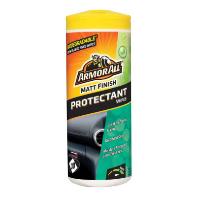 Armor All - Car Protectant Wipe (30 pack) - Great for Plastic & Vinyl, Auto Detailing, Citrus Fragrance, Matt Finish - White - 1