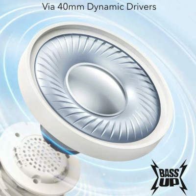 Casti Bluetooth 5.3, pliabile - Anker SoundCore H30i (A3012G21) - White - 3