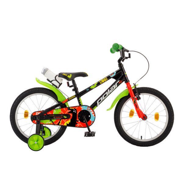 Bicicleta Copii Polar Dino - 18 Inch  Negru