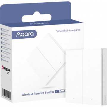 Intrerupator inteligent AQARA Wireless Switch H1 (Double Rocker) - 1