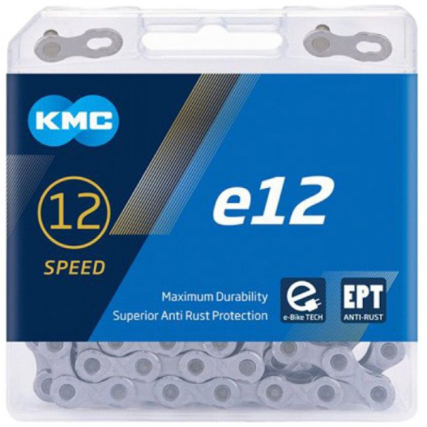 Lant KMC E12 EPT 12 Viteze 130 Zale Ebike Argintiu - Set 25 bucati