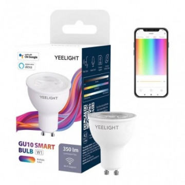 Set 4 Becuri Yeelight LED GU10 Smart Bulb W1, Multicolor, 4.5W, 350 lm - 1