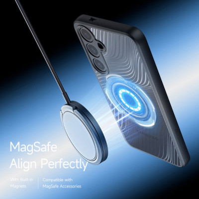 Husa pentru Samsung Galaxy S24 Plus - Dux Ducis Aimo MagSafe Series - Black - 6