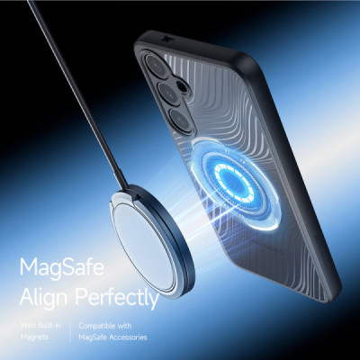 Husa pentru Samsung Galaxy S24 - Dux Ducis Aimo MagSafe Series - Black - 3