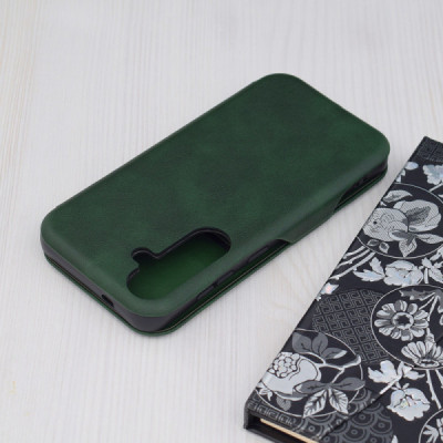 Husa pentru Samsung Galaxy S24 - Techsuit Safe Wallet Plus - Green - 5
