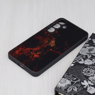 Husa pentru Samsung Galaxy S24 - Techsuit Glaze Series - Red Nebula - 4