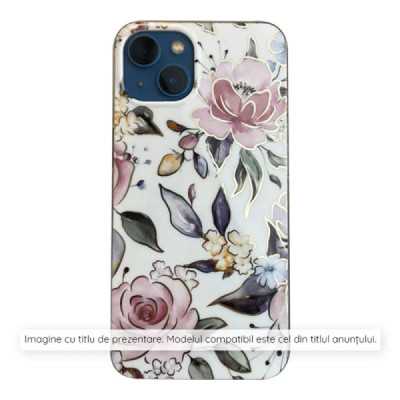 Husa pentru Samsung Galaxy S24 Plus - Techsuit Marble Series - Chloe White - 1