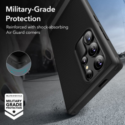 Husa pentru Samsung Galaxy S24 Ultra - ESR Air Shield Boost Kickstand - Black - 5
