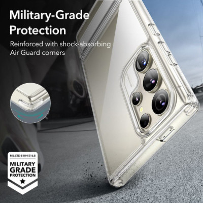 Husa pentru Samsung Galaxy S24 Ultra - ESR Air Shield Boost Kickstand - Clear - 3