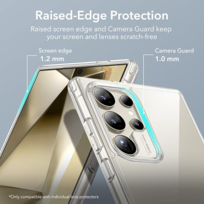 Husa pentru Samsung Galaxy S24 Ultra - ESR Air Shield Boost Kickstand - Clear - 7